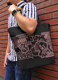 No Game No Life Zero - Shuvi Sticker Style Design Large Tote Bag (Black) thumbnail 2
