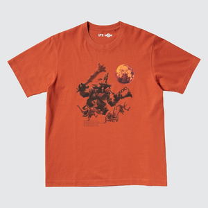 UT The Legend of Zelda Tears of the Kingdom - Blood Moon T-Shirt (Orange | Size XL)_