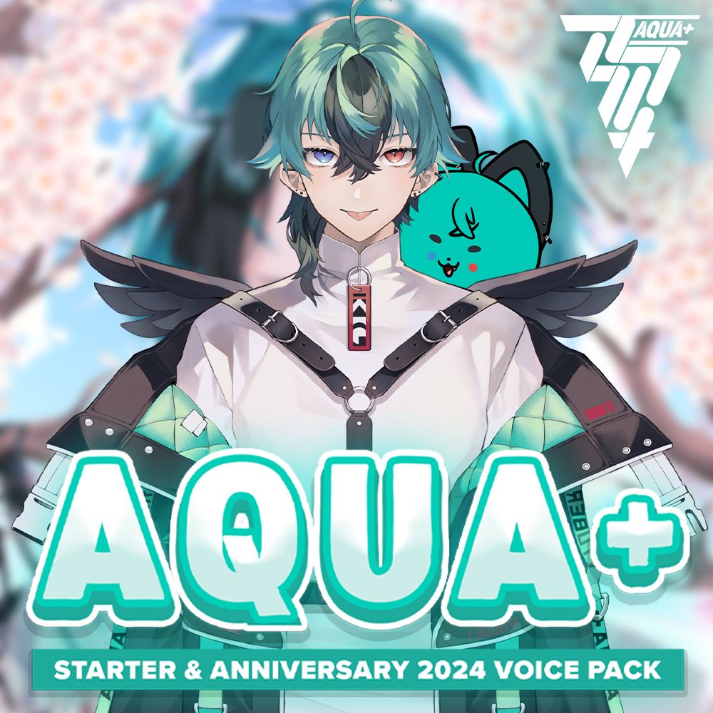 AQUA+ - Starter & Anniversary 2024 Voice Pack DIGITAL Independent Vtuber ~AQUA+ 