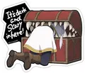 Frieren: Beyond Journey's End - Freelen That Can Be Eaten By Mimics Outdoor Compatible Sticker thumbnail 1