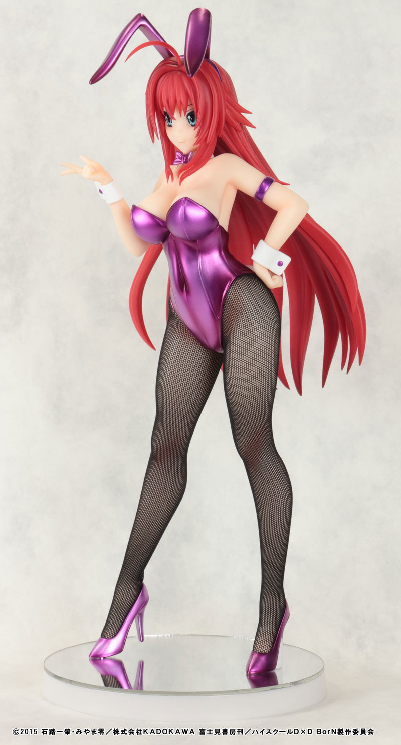 High School DxD BorN 1/6 Scale Pre-Painted Figure: Rias Gremory Purple Bunny Ver. (Re-run) image 6