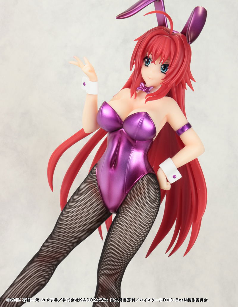 High School DxD BorN 1/6 Scale Pre-Painted Figure: Rias Gremory Purple Bunny Ver. (Re-run) image 7
