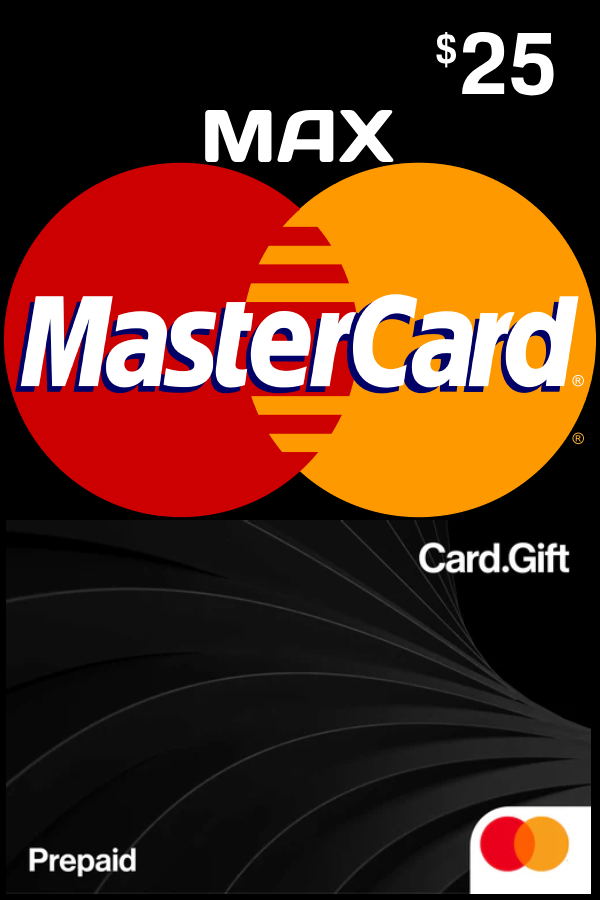 Max Prepaid Mastercard 25 USD | US Account digital