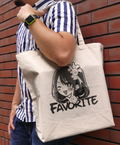 Oshi No Ko - (Pushing Child) Ai Infinite Eternity Pushing! Large Tote Bag (Natural) thumbnail 2