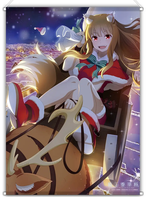 Spice and Wolf: Merchant Meets the Wise Wolf B2 Tapestry Christmas_