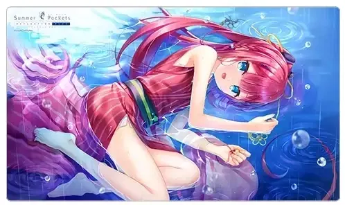 Summer Pockets Reflection Blue Rubber Mat Shiki On The Water (Re-run) image 1