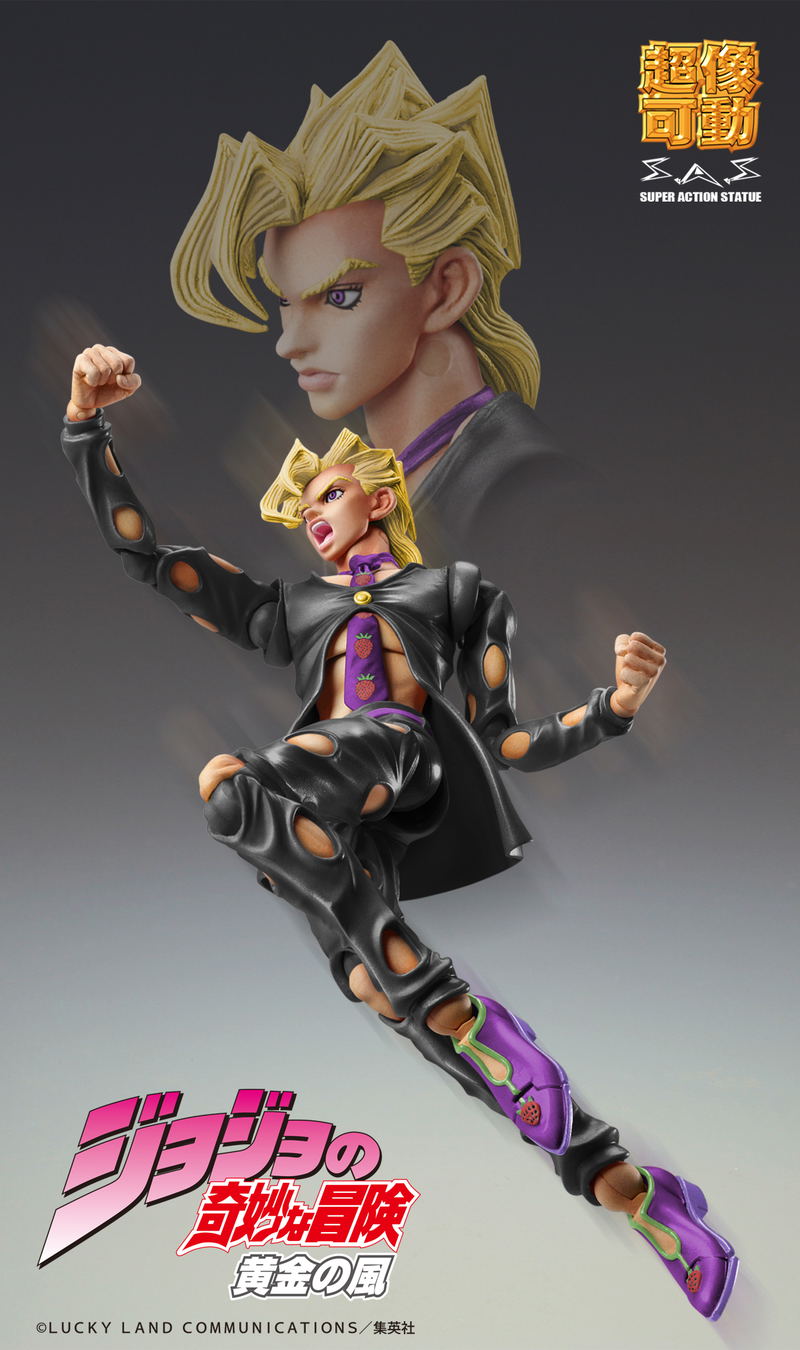Super Action Statue JoJo's Bizarre Adventure Part V: Pannacotta Fugo Ver. Black image 7
