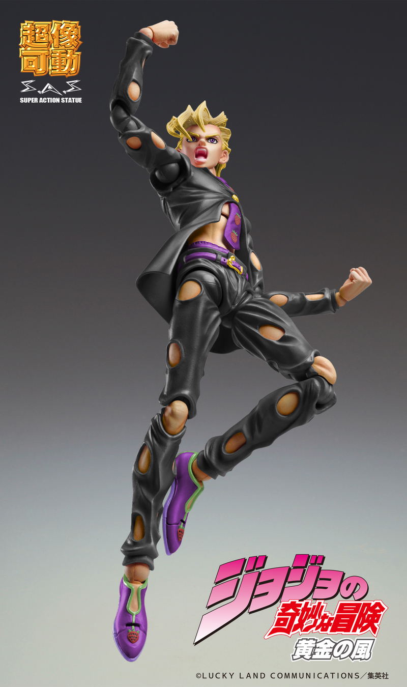 Super Action Statue JoJo's Bizarre Adventure Part V: Pannacotta Fugo Ver. Black image 8