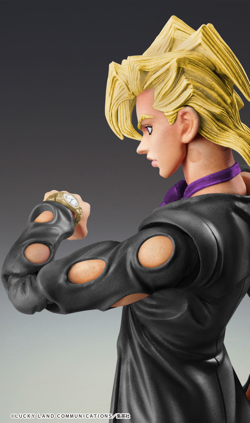 Super Action Statue JoJo's Bizarre Adventure Part V: Pannacotta Fugo Ver. Black image 9