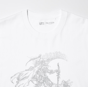 UT Final Fantasy XIV - Warrior of Light T-Shirt (White | Size XXL)_