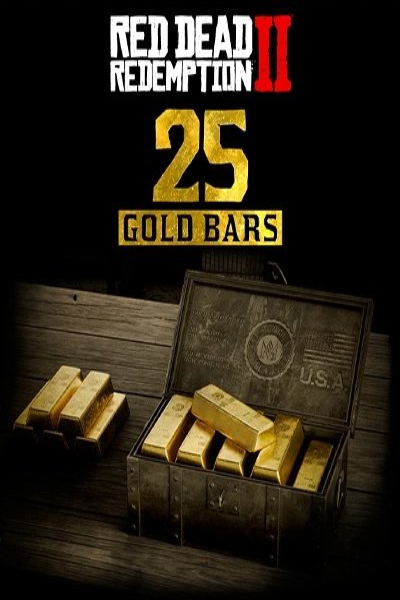 Red Dead Redemption II: 25 Gold Bars <span class="ext ext_digital">digital</span> image 1