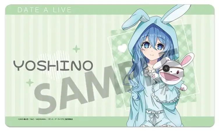 Date A Live V Original Illustration Rubber Mat Yoshino Nightwear Ver. image 1