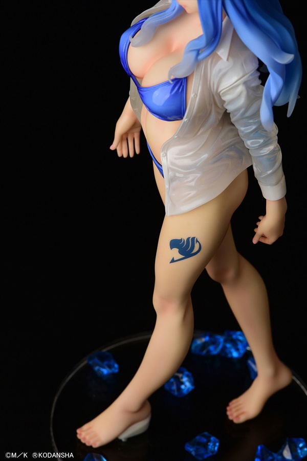 Fairy Tail 1/6 Scale Pre-Painted Figure: Juvia Lockser Gravure Style Wet See-through Shirt SP image 13