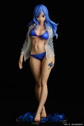 Fairy Tail 1/6 Scale Pre-Painted Figure: Juvia Lockser Gravure Style Wet See-through Shirt SP thumbnail 3