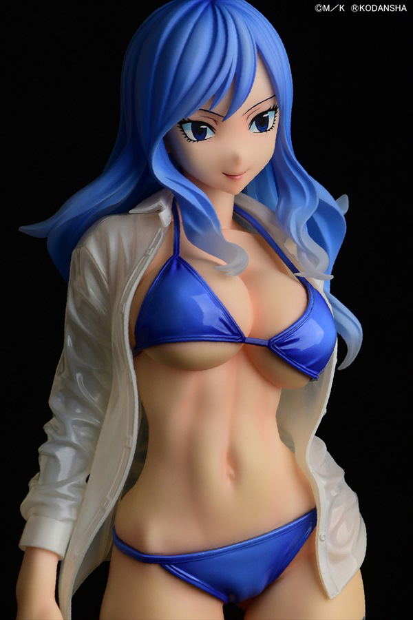 Fairy Tail 1/6 Scale Pre-Painted Figure: Juvia Lockser Gravure Style Wet See-through Shirt SP image 23
