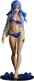 Fairy Tail 1/6 Scale Pre-Painted Figure: Juvia Lockser Gravure Style Wet See-through Shirt SP thumbnail 1