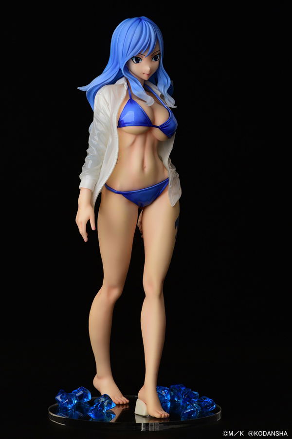 Fairy Tail 1/6 Scale Pre-Painted Figure: Juvia Lockser Gravure Style Wet See-through Shirt SP image 6