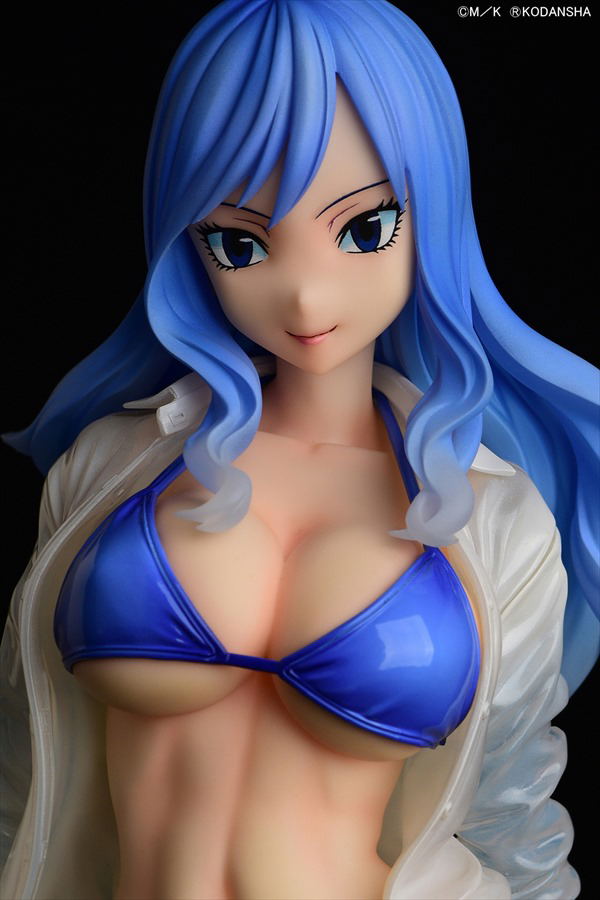 Fairy Tail 1/6 Scale Pre-Painted Figure: Juvia Lockser Gravure Style Wet See-through Shirt SP image 9