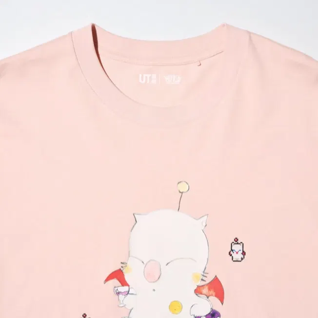UT Final Fantasy - Moogle T-Shirt (Pink | Size L) image 2