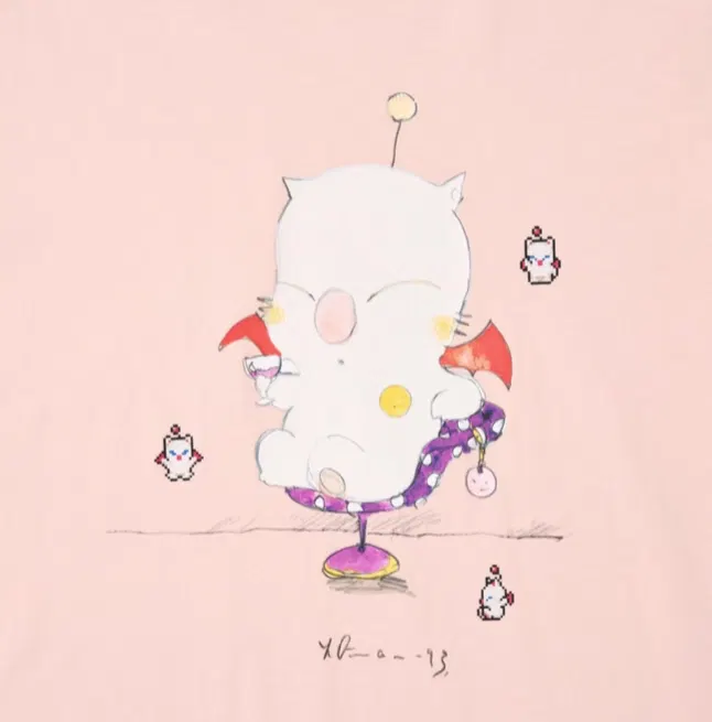UT Final Fantasy - Moogle T-Shirt (Pink | Size L) image 3