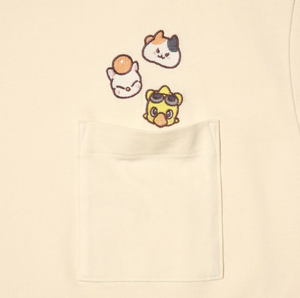 UT Final Fantasy XIV  - Chocobo, Moogle, Fat Cat T-Shirt (Natural | Size L)_