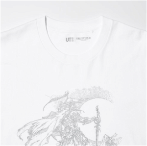UT Final Fantasy XIV - Warrior of Light T-Shirt (White | Size L)