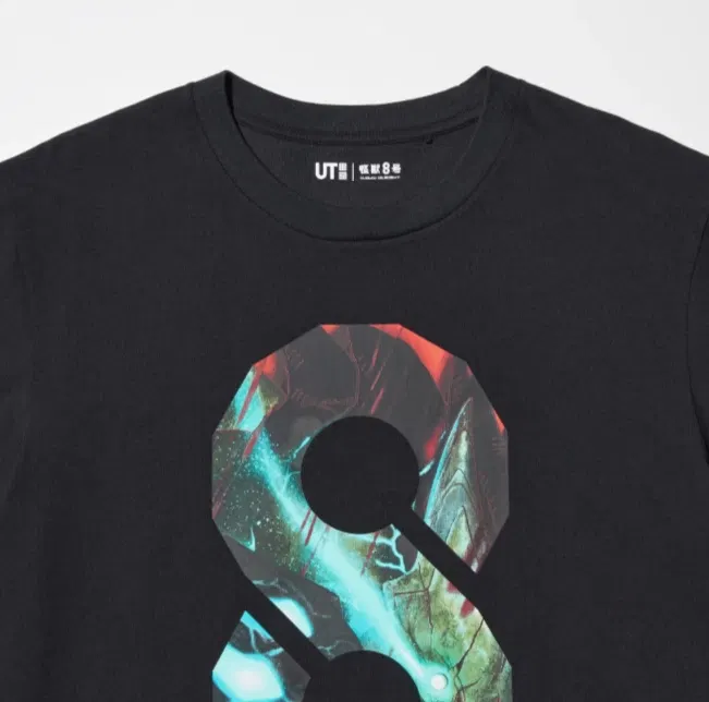 UT Kaiju No. 8 - No. 8 T-Shirt (Black | Size XXXL) image 3