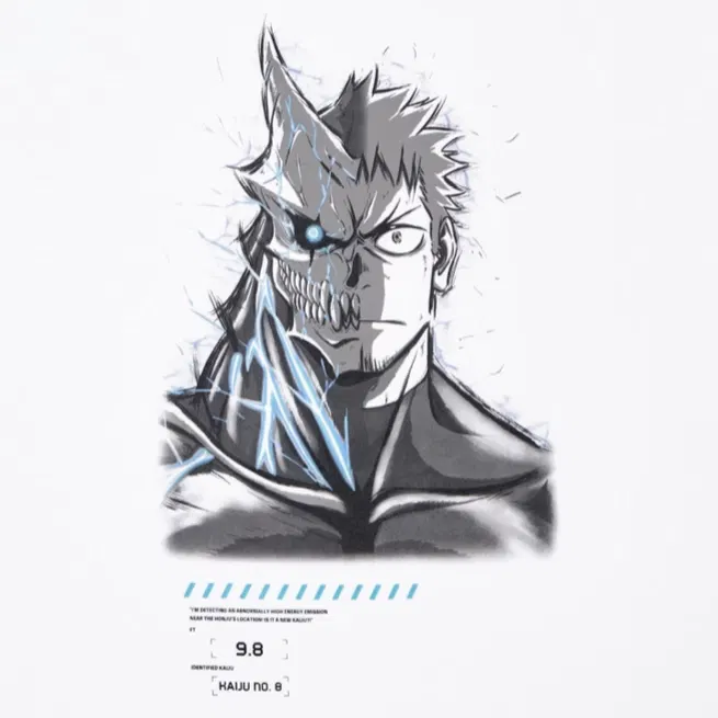 UT Kaiju No. 8 - Kafka Hibino T-Shirt (White | Size XXXL) image 3
