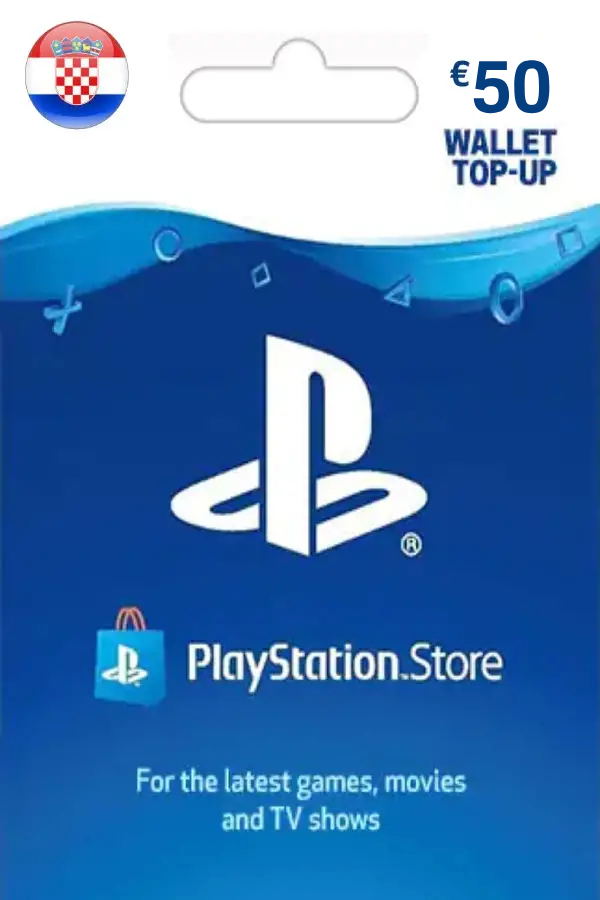 PSN Card 50 EUR | PlayStation Network Croatia <span class="ext ext_digital">digital</span> image 1