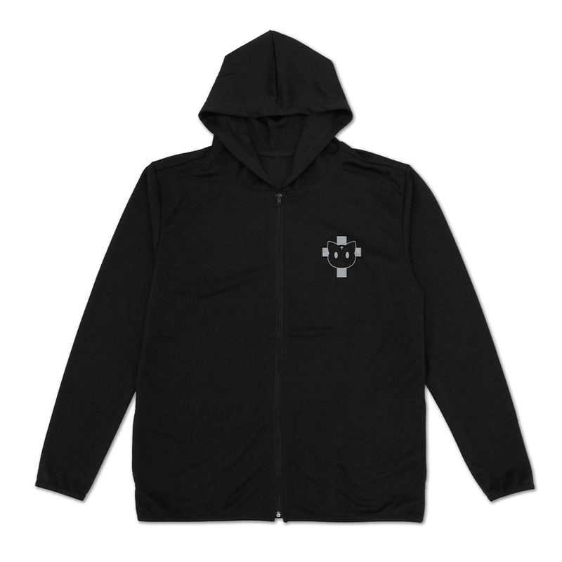 KonoSuba: God's Blessing on This Wonderful World! 3 - Chomusuke Thin Dry Hoodie (Black | Size M) image 2