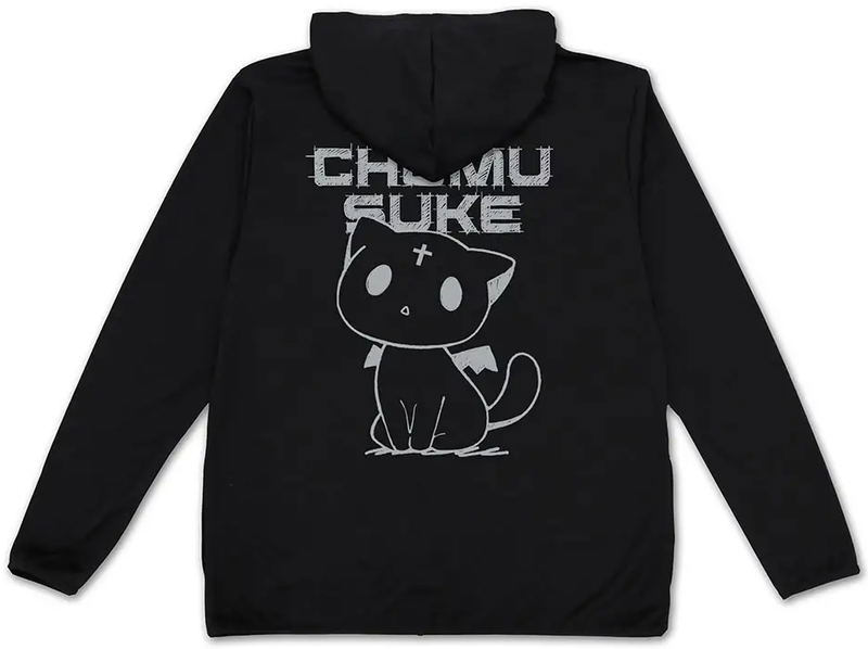 KonoSuba: God's Blessing on This Wonderful World! 3 - Chomusuke Thin Dry Hoodie (Black | Size XXL) image 1