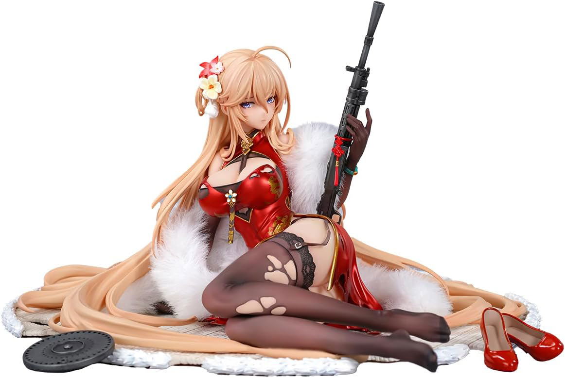 Girls' Frontline 1/7 Scale Pre-Painted Figure: DP28 Coiled Morning Glory Heavy Damaged Ver. Otaku Toys