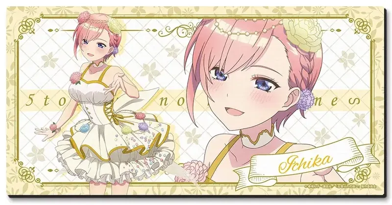 The Quintessential Quintuplets Specials Rubber Mat Design 01 Nakano Ichika Flower Fairy Ver. Original Illustration image 1