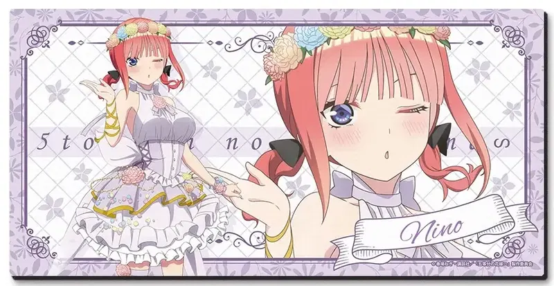 The Quintessential Quintuplets Specials Rubber Mat Design 02 Nakano Nino Flower Fairy Ver. Original Illustration image 1