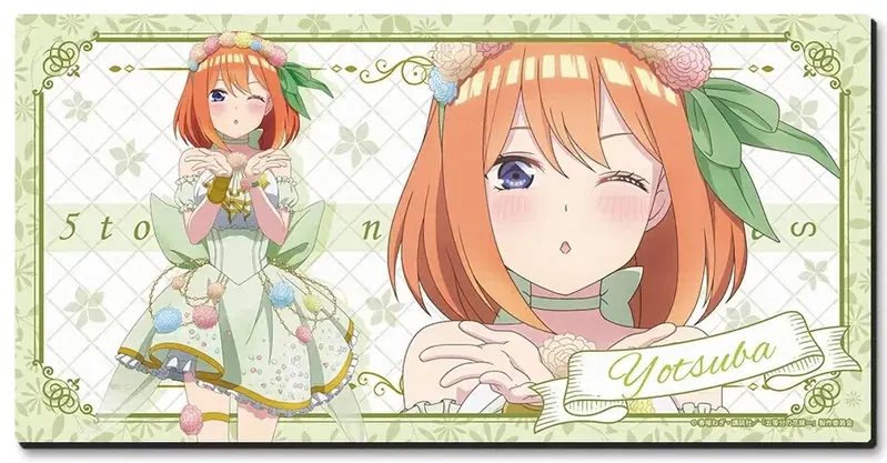 The Quintessential Quintuplets Specials Rubber Mat Design 04 Nakano Yotsuba Flower Fairy Ver. Original Illustration image 1