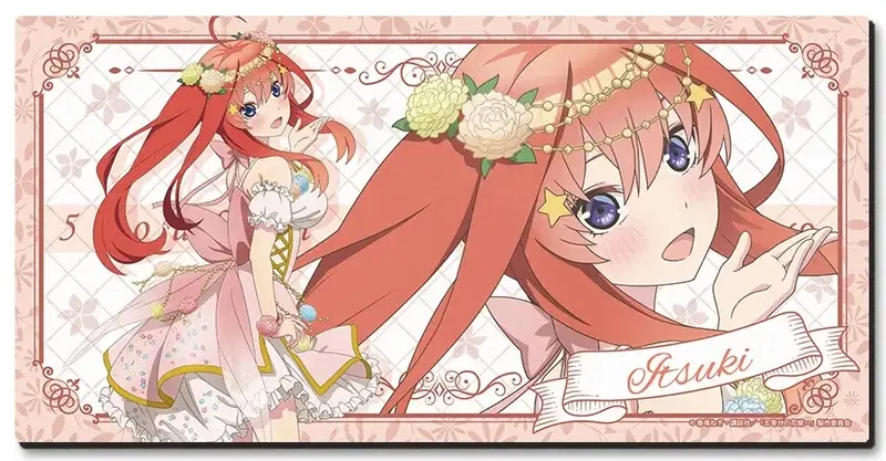 The Quintessential Quintuplets Specials Rubber Mat Design 05 Nakano Itsuki Flower Fairy Ver. Original Illustration image 1