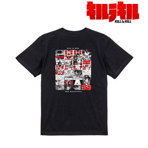 Kill la Kill - Best Scenes Back Print T-shirt (Men's M Size)_