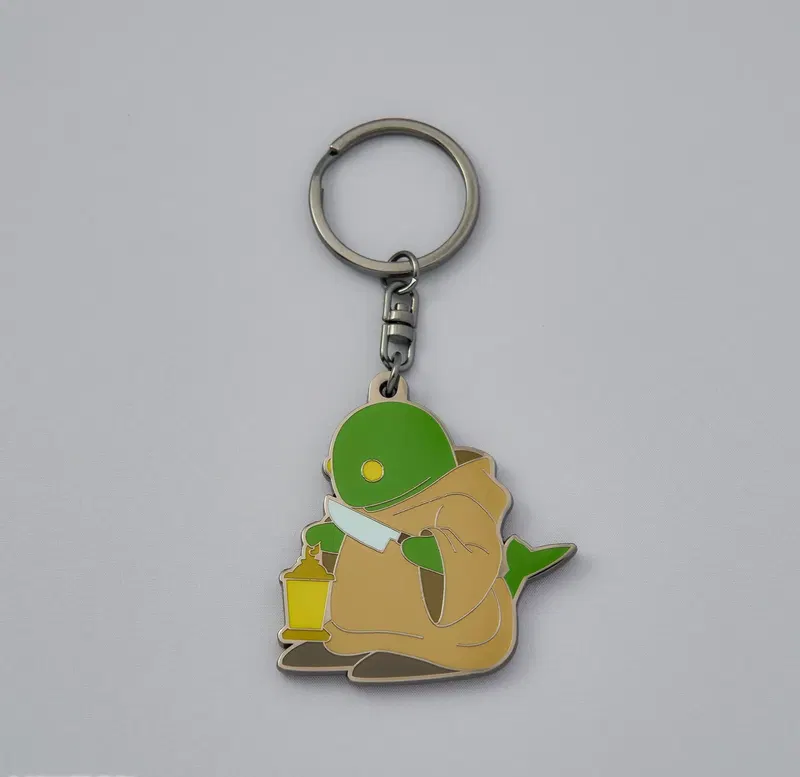 Final Fantasy Series Metal Key Chain Tonberry (Re-run) image 1
