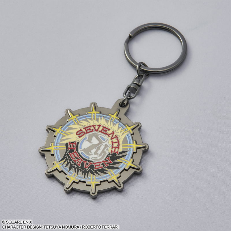 Final Fantasy VII Rebirth Metal Key Chain Seventh Heaven (Re-run) image 2