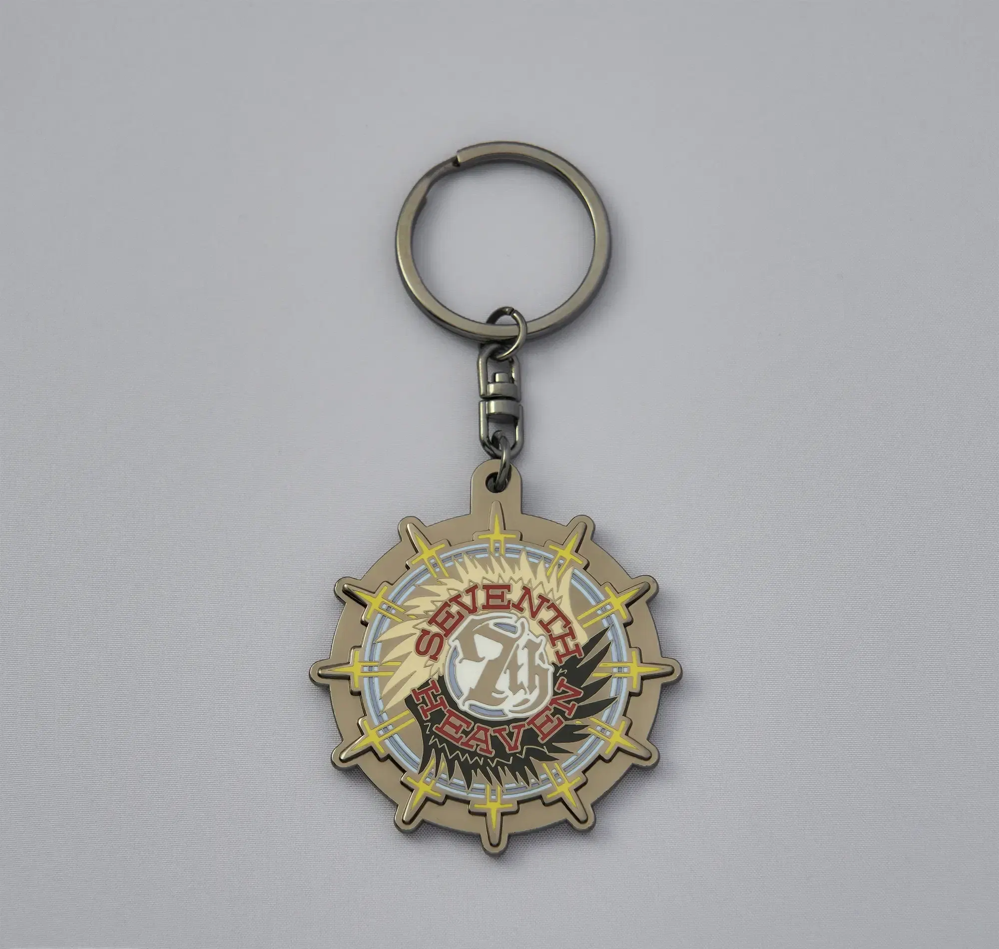 Final Fantasy VII Rebirth Metal Key Chain Seventh Heaven (Re-run) — Import Game Deal
