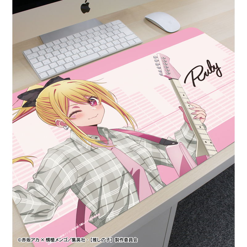 Oshi No Ko Original Illustration Ruby Rock Band Ver. Multi Desk Mat image 3
