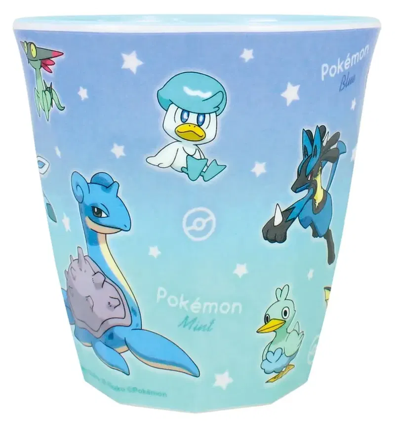 Pokemon Melamine Cup Gradation Blue & Mint image 1