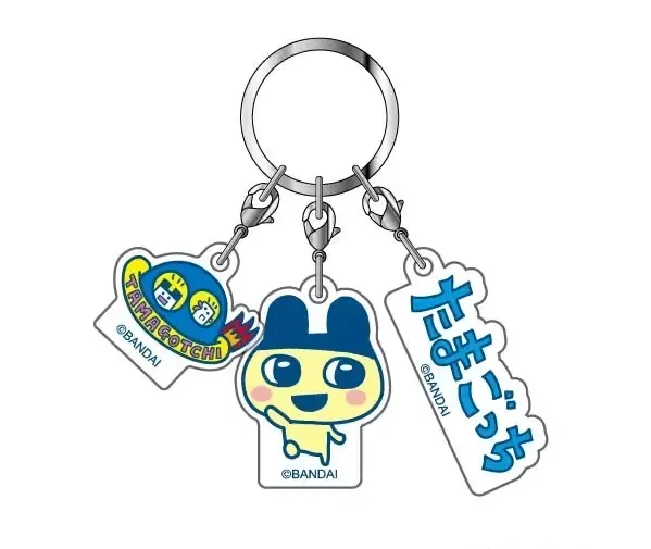 Triple Acrylic Key Chain Tamagotchi 04 Mametchi SAK image 1