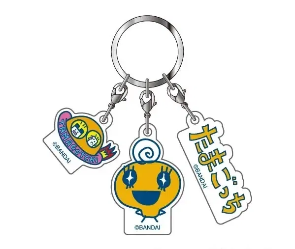 Triple Acrylic Key Chain Tamagotchi 05 Memetchi SAK