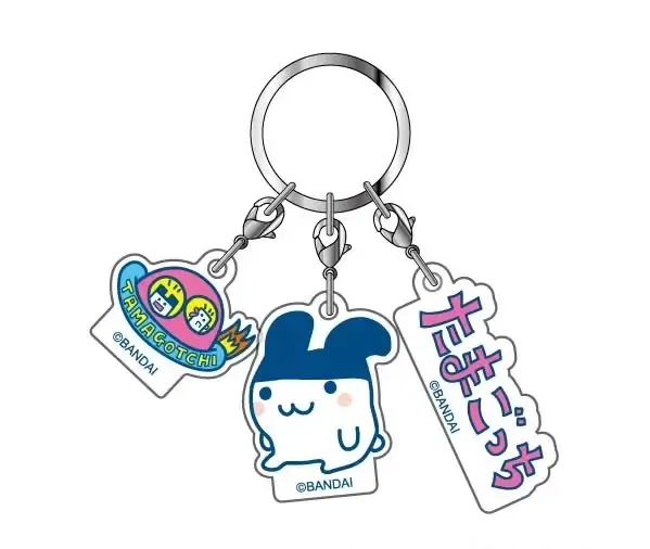 Triple Acrylic Key Chain Tamagotchi 07 Mimitchi SAK image 1