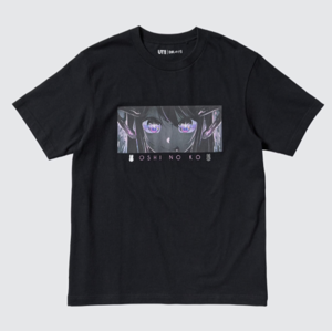 UT Oshi no Ko Graphic T-Shirt (Black| Size S)_