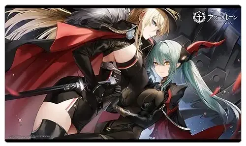Azur Lane Rubber Mat Bismarck Zwei & Regensburg