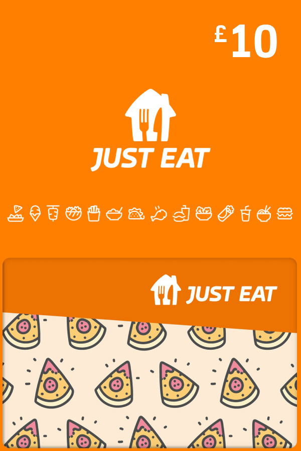 Just Eat Gift Card 10 GBP | UK Account <span class="ext ext_digital">digital</span> image 1