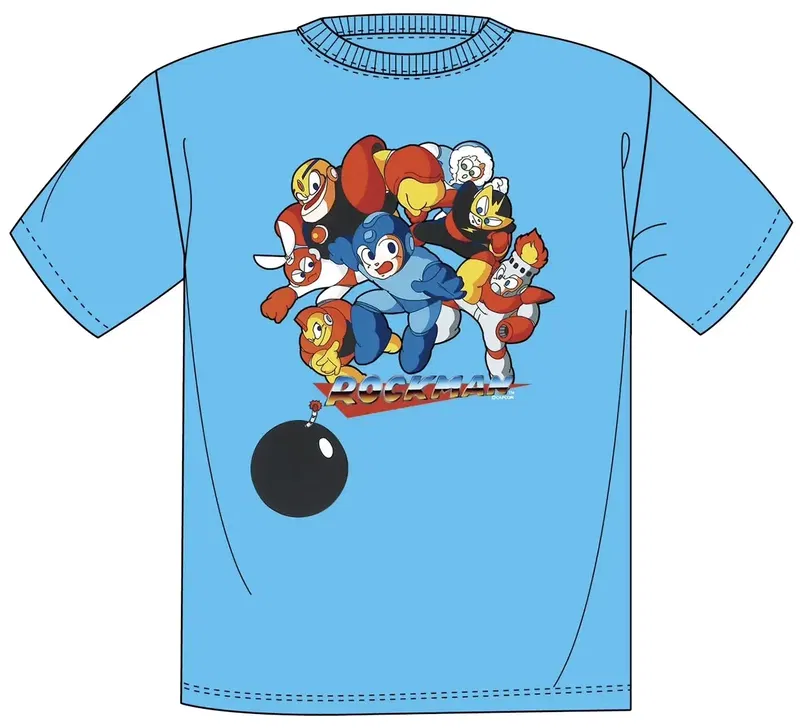 Mega Man - Mega Man T-shirt (Blue | Size S) (Re-run) image 1
