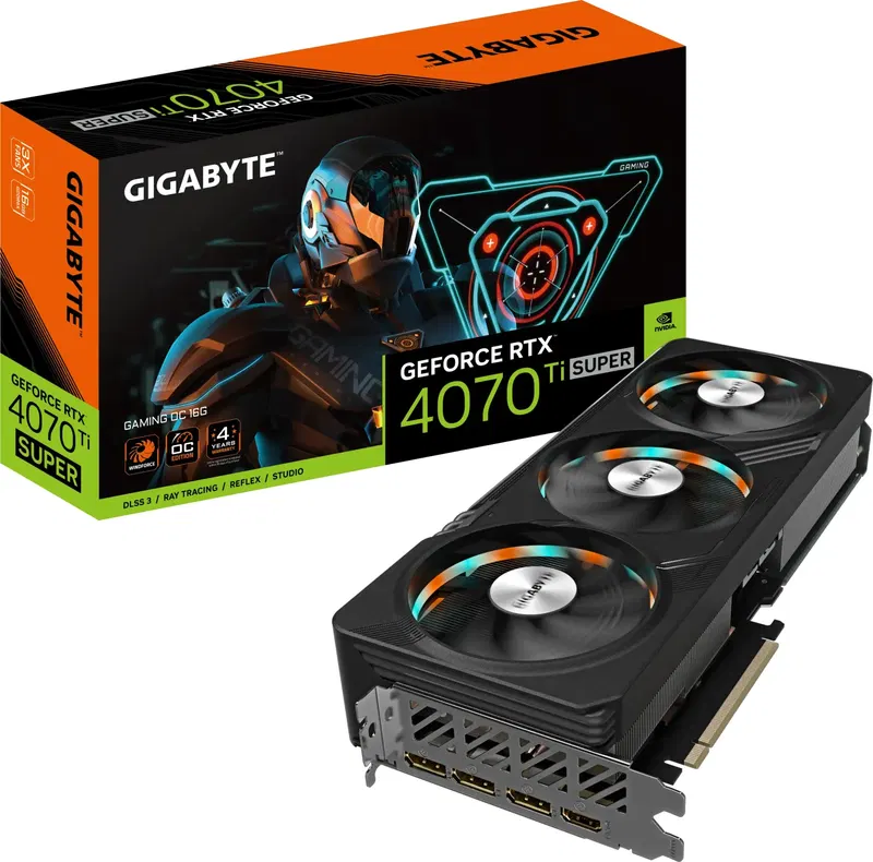 Gigabyte GeForce RTX 4070 Ti SUPER Gaming OC 16G, 16GB GDDR6X, HDMI, 3x DP image 6